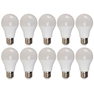 LED-Glühlampe McShine “Brill95“ E27, 12W, 1.000lm, warmweiß, Ra >95, 10er-Pack LED-Glühlampe McShine “Brill95“ E27, 12W, 1.000lm, warmweiß, Ra >95, 10er-Pack