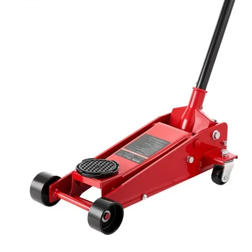 VEVOR Hydraulischer Rangierwagenheber 3 t Tragkraft, Flacher Wagenheber aus Stahl mit Einkolben-Schnellhubpumpe, Autoheber für Sportwagen SUVs Pickups, 13–50 cm Hubbereich, Rennwagenheber Rot – Bild 10