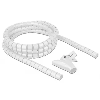 Spiralschlauch mit Einziehwerkzeug, 2,5 Meter x 20mm, Kabelschlauch Spiralschlauch mit Einziehwerkzeug, 2,5 Meter x 20mm, Kabelschlauch