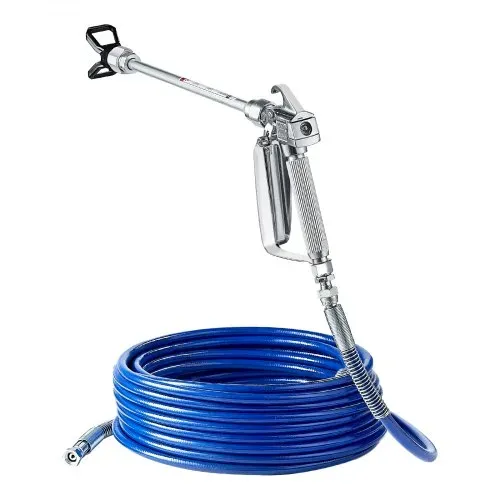 VEVOR Airless Farbspritzpistole und Schlauch Set, 3600 PSI Farbspritzschlauch-Set mit 5 Spitzen, 211, 315, 417, 517, 623, Airless-Spritzpistolen-Set mit Filtern, Schlauch und Verlängerungsstangen – Bild 9