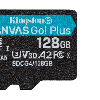 Kingston Technology 128GB microSDXC Canvas Go Plus Gen4 200R A2 U3 Einzelpaket ohne ADP Kingston Technology 128GB microSDXC Canvas Go Plus Gen4 200R A2 U3 Einzelpaket ohne ADP