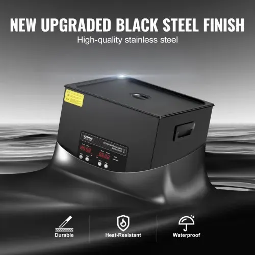VEVOR 1 5L Ultraschallreiniger, 360 W digitales Ultraschallreinigungsgerät mit Schonmodus, 40 kHz industrieller Ultraschallreiniger mit Heizung und Timer für Halter, Schmuck, Werkzeuge – Bild 4