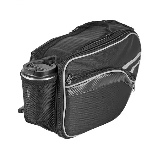 VEVOR Motorrad-Satteltasche, 15 L x 2 große Kapazität, Seitensatteltasche mit wasserfester Regenhülle & Gurten, kompatibel mit den meisten Motorrädern, Gepäckaufbewahrungstasche Motorradgepäck – Bild 9