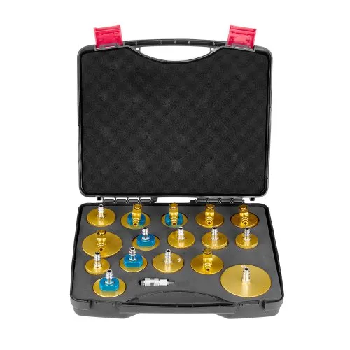 VEVOR Brake Master Entlüfterset 17-teilig professionelles Bremsentlüfter-Adapterset mit komplettem Set und Griff, langlebiger Bremsentlüfteradapter zum Befüllen der Bremsflüssigkeit VEVOR Brake Master Entlüfterset 17-teilig professionelles Bremsentlüfter-Adapterset mit komplettem Set und Griff, langlebiger Bremsentlüfteradapter zum Befüllen der Bremsflüssigkeit