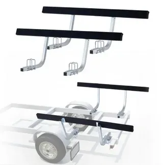 VEVOR Bootsanhängerführung 425 mm / 475 mm (Installationshöhe), 0-18 cm Einstellbar, aus Verstärktem Stahl mit Dicken Stützplatten, für Pontonanhänger mit Auflagen (L-Träger/Kasten/C-Profil) VEVOR Bootsanhängerführung 425 mm / 475 mm (Installationshöhe), 0-18 cm Einstellbar, aus Verstärktem Stahl mit Dicken Stützplatten, für Pontonanhänger mit Auflagen (L-Träger/Kasten/C-Profil)