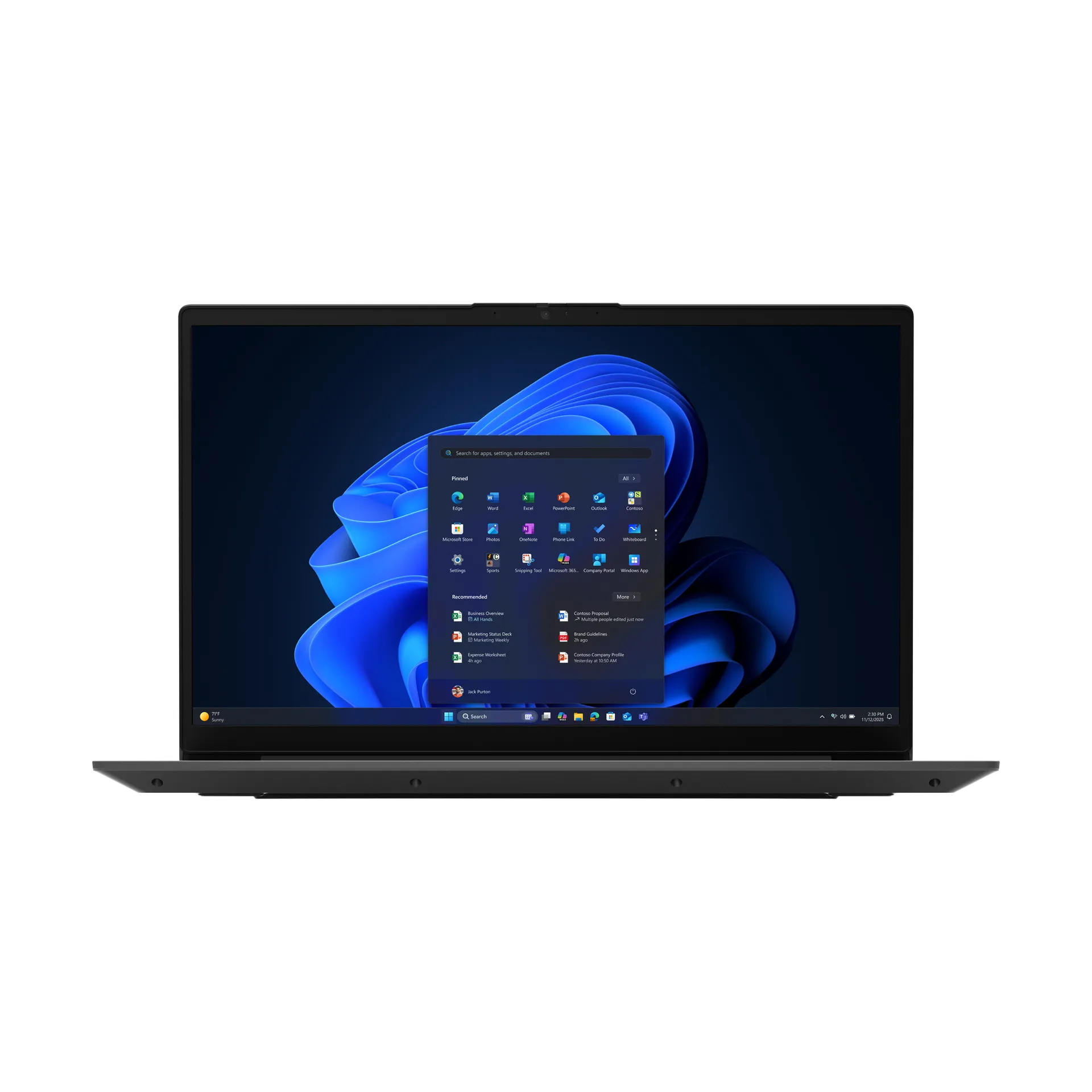 Lenovo V15 G6 ARP AMD Ryzen™ 5 150 Laptop 39,6 cm (15.6") Full HD 8 GB DDR5-SDRAM 256 GB SSD Wi-Fi 6 (802.11ax) Windows 11 Pro Deutsch Schwarz – Bild 2