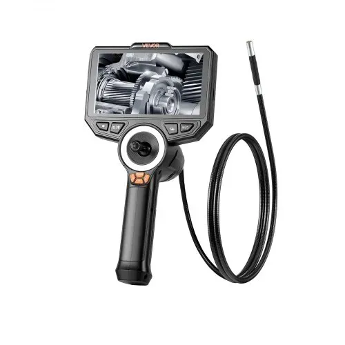 VEVOR Drehbare Endoskopkamera mit Licht, Inspektionskamera mit 360° beweglichem Kopf, IP67 Wasserdichte Rohrkamera mit 6 Zoll Display 1,5 m Kabel 7000 mAh Akku, 6,2 mm Boreskopkamera für Auto Haus – Bild 9