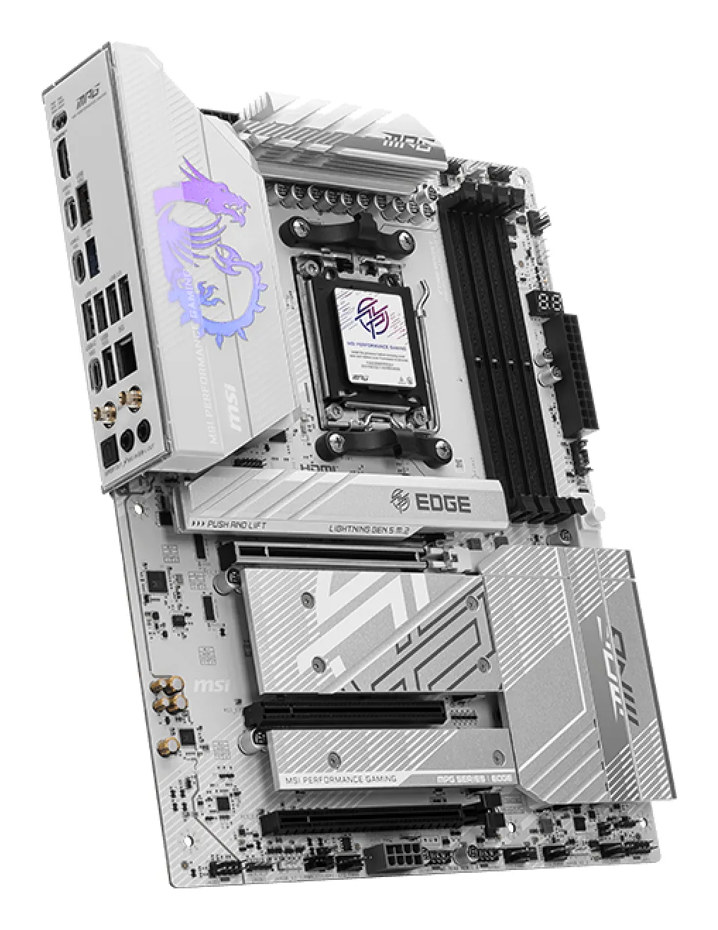 MSI MPG B850 EDGE TI WIFI Motherboard AMD B850 Sockel AM5 ATX – Bild 4