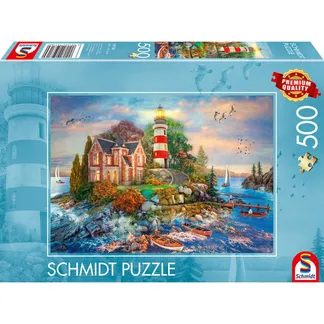 Leuchtturm am Felsen, Puzzle Leuchtturm am Felsen, Puzzle
