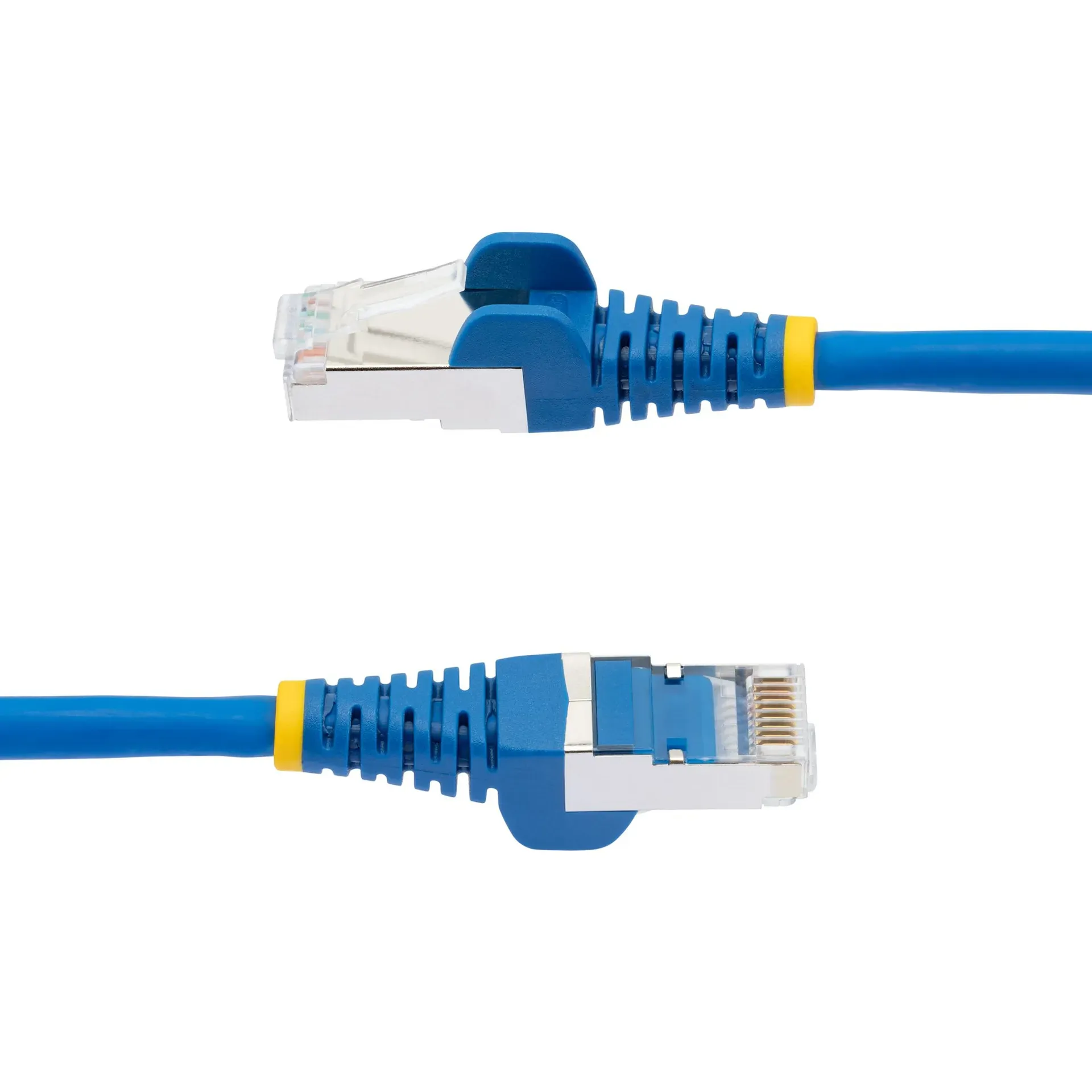 StarTech.com 3 m CAT6a Kabel - LSZH-Raucharm, Halogenfrei - 10 Gigabit RJ45 LAN Kabel - SFTP Patchkabel - Blau - CAT6a Verlegekabel - Abgeschirmtes Netzwerkkabel/Ethernet Kabel – Bild 3