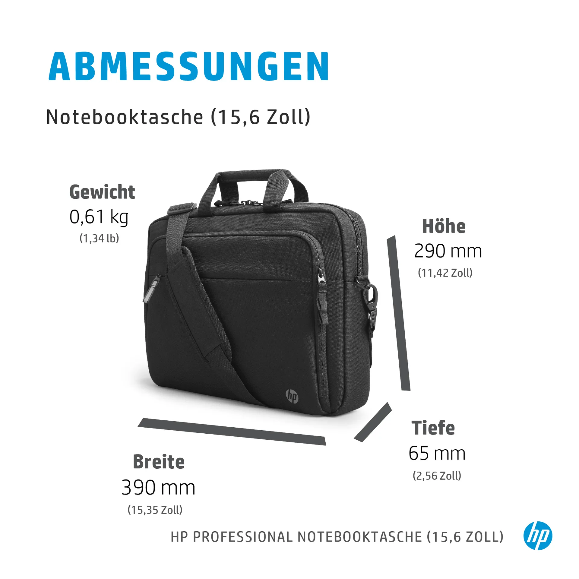 HP Professional 15.6-inch Laptop Bag – Bild 3
