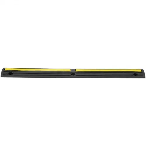 VEVOR Kabelschutzmatte Kabelkanal schwarz Kabelkanal außenbereich 4x 1-Kanal Schlauchbrücke Kabelbrücke Überfahrschutz Kabel 100x 15x3,1cm – Bild 8