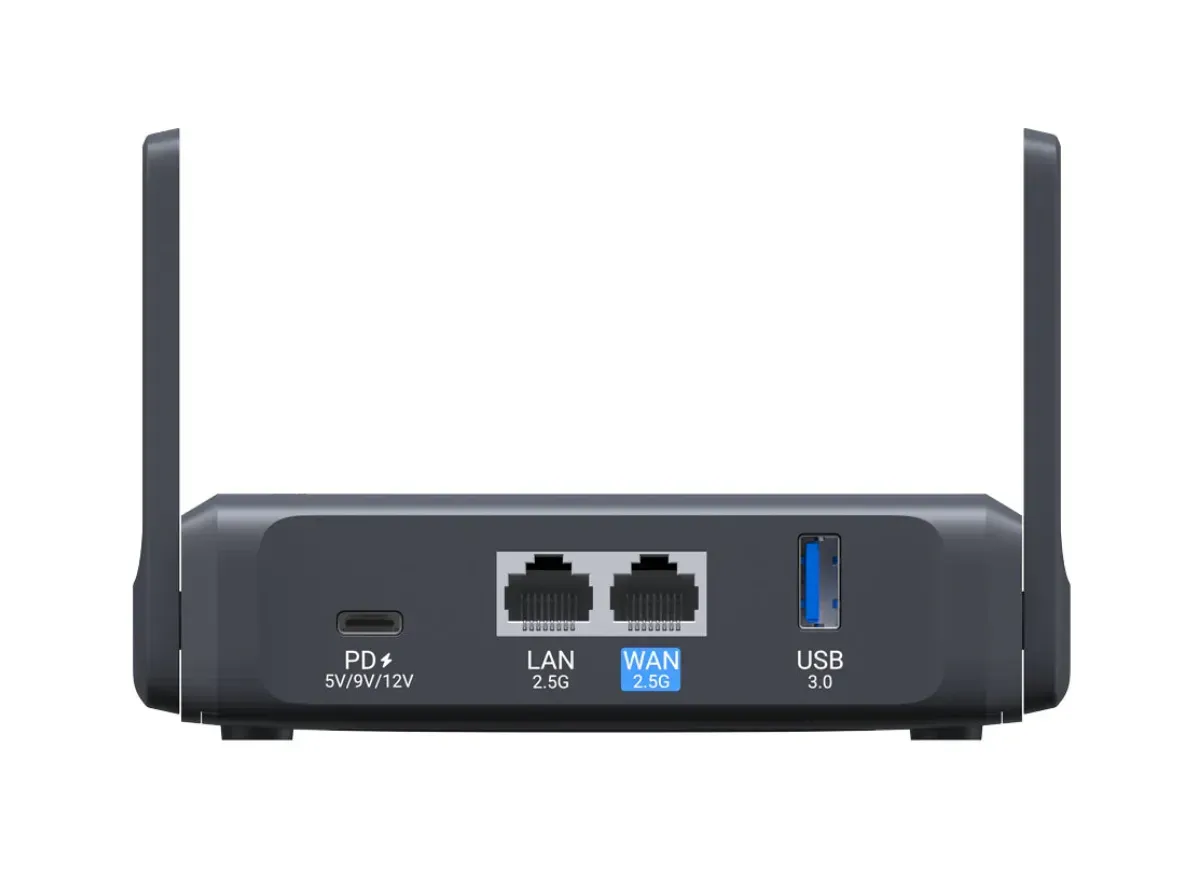 GL.iNet Wireless Travel Router WIFI7 • BE3600 • 2.5GbE LAN/WAN • Pocket-sized Router for Home and Travel / WiFi Client "OpenWRT" Slate 7 – Bild 3