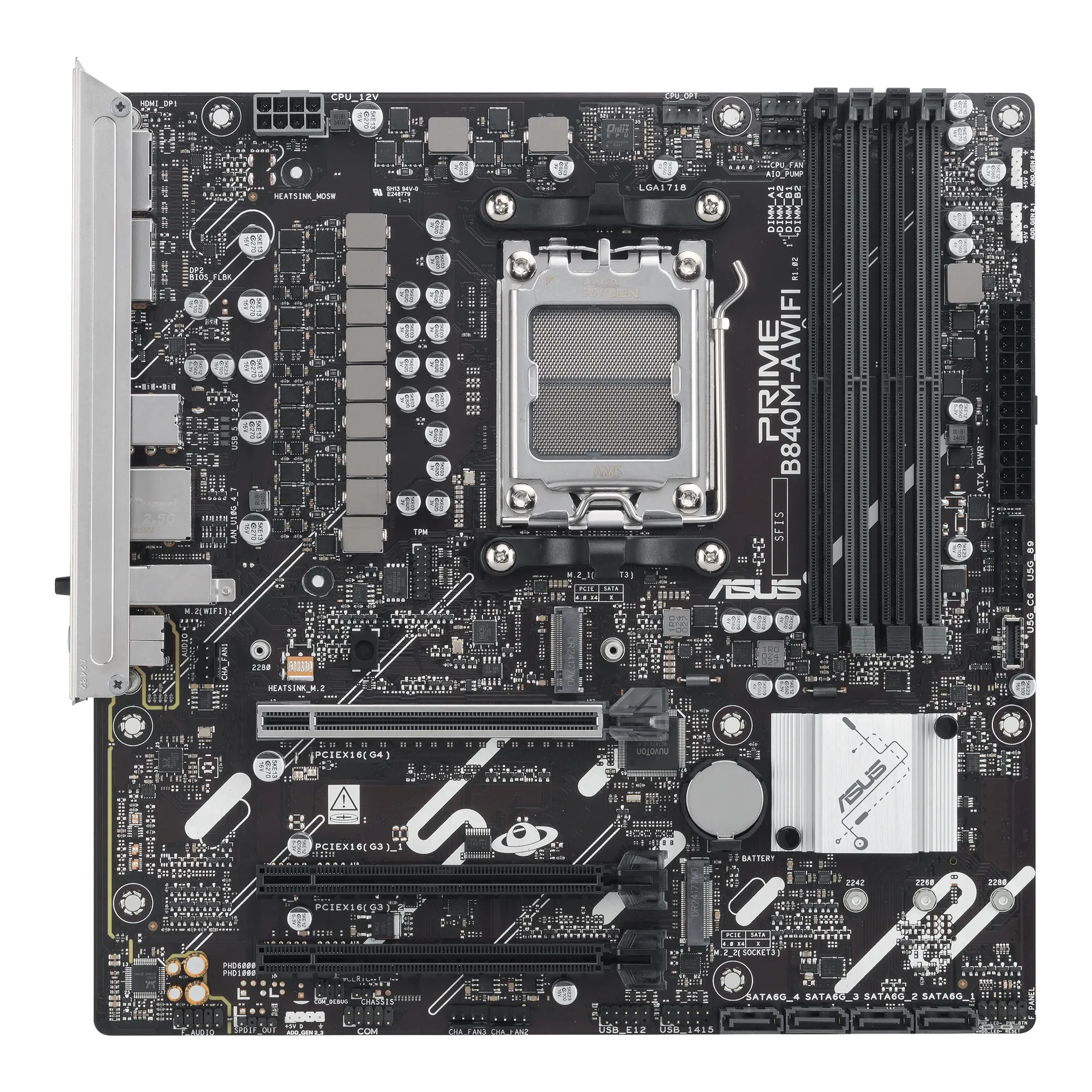 ASUS PRIME B840M-A WIFI AMD B840 Sockel AM5 micro ATX – Bild 7