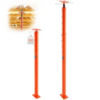 VEVOR Wagenheber, Höhenbereich von 135 bis 235 cm, maximale Tragkraft 8.600 kg, verstellbarer Stützbalken, Kellerheberpfostenstange zum Nivellieren, Hebestütze aus Stahl, Teleskop-Wagenheberpfosten für vorübergehende Unterstützung VEVOR Wagenheber, Höhenbereich von 135 bis 235 cm, maximale Tragkraft 8.600 kg, verstellbarer Stützbalken, Kellerheberpfostenstange zum Nivellieren, Hebestütze aus Stahl, Teleskop-Wagenheberpfosten für vorübergehende Unterstützung