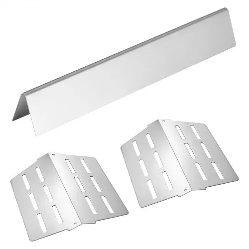 VEVOR 5 Flavorizer Bars + 2 Heizplatten, Aromaschienen Flammenverteiler für Grills (Weber Genesis 300-Serie), einschließlich E310 E320 E330 S310 S320 S330, dickere Heizplatte aus Edelstahl – Bild 8
