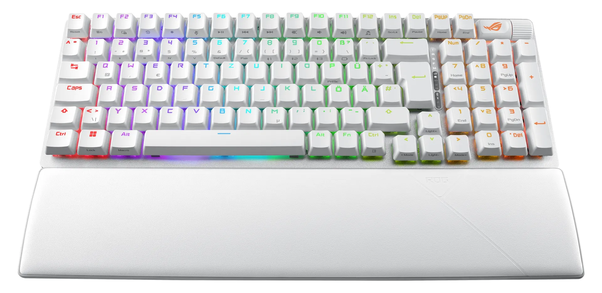 ASUS ROG Strix Scope II 96 Wireless Tastatur Gaming USB + RF Wireless + Bluetooth QWERTZ Deutsch Weiß – Bild 3