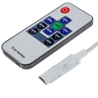 Funk-Controller für LED-Stripes RGB mit Fernbedienung, 12-24V, 72Watt Funk-Controller für LED-Stripes RGB mit Fernbedienung, 12-24V, 72Watt