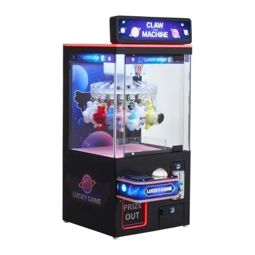 VEVOR Greifautomat, mittelgroßer Arcade-Spielautomat mit Licht und Ton, einstellbarem Schwierigkeitsgrad, präziser Süßigkeitengreifer-Preisspender, für kommerzielles Heimkino, Schwarz-Lila – Bild 9