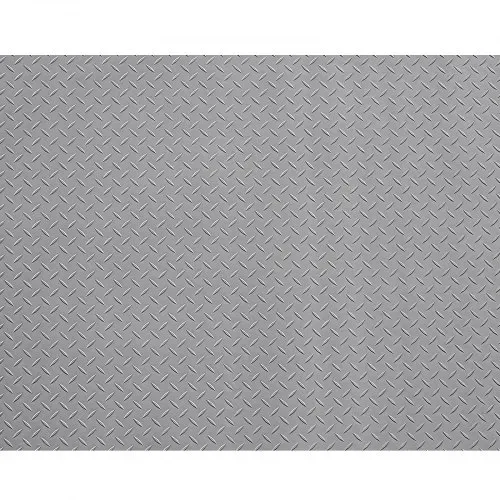 VEVOR Garagenbodenmatte, 520x228 cm Antirutschmatte, Meterware, 2,2 mm dicke PVC-Noppenmatte, Bodenschutzmatte mit doppelseitigem Klebeband, leicht zu reinigen, für Lager, Fitnessstudios, Silbergrau – Bild 8
