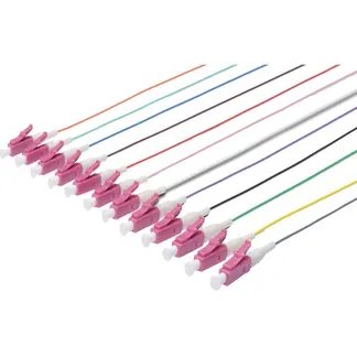 Durchgefärbte LC Simplex OM4 Pigtails, Kabel Durchgefärbte LC Simplex OM4 Pigtails, Kabel