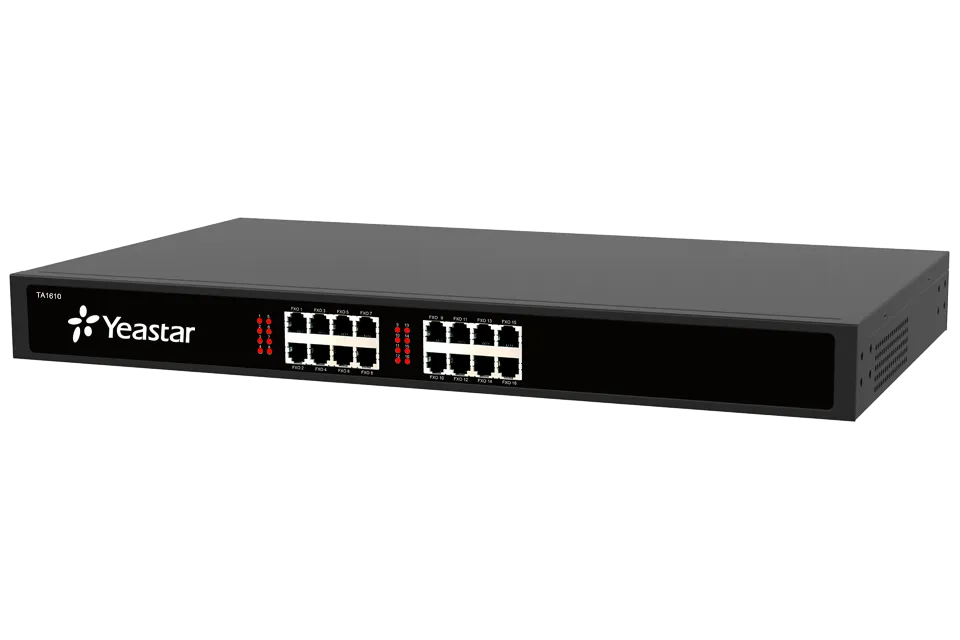 Yeastar VoIP-Gateway TA1610 16xFXO RJ11 bzw. 1xFXO RJ21 Yeastar VoIP-Gateway TA1610 16xFXO RJ11 bzw. 1xFXO RJ21
