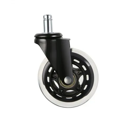 VEVOR Bürostuhl Rollen(5er Set) φ76,2MM Ersatz-Hartbodenrollen aus Polyurethan Schreibtischstuhl Rollen 59kg Tragfähigkeit Drehstuhlrollen Ideal für Bürostühle Gaming-Stühle Drehstühle – Bild 8