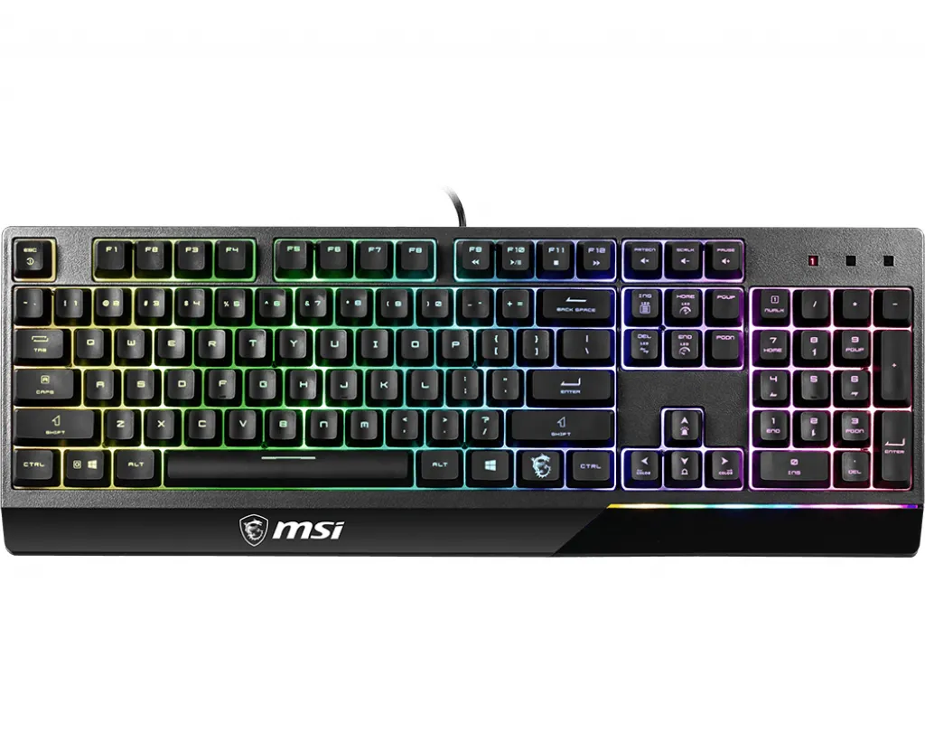 MSI Vigor GK30 Tastatur Gaming USB QWERTZ Deutsch Schwarz – Bild 2