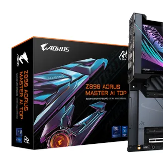GIGABYTE Z890 AORUS MASTER AI TOP Motherboard – Unterstützt Intel Core Ultra (Serie 2) CPUs, 20+1+2 Phasen VRM, bis zu 9500MHz DDR5 (OC), PCIe 5.0 M.2, Wi-Fi 7, Thunderbolt 4 GIGABYTE Z890 AORUS MASTER AI TOP Motherboard – Unterstützt Intel Core Ultra (Serie 2) CPUs, 20+1+2 Phasen VRM, bis zu 9500MHz DDR5 (OC), PCIe 5.0 M.2, Wi-Fi 7, Thunderbolt 4