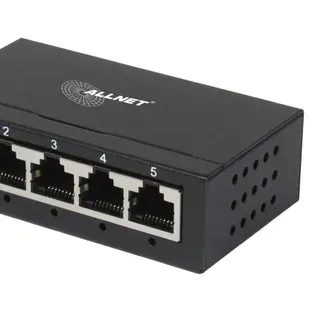 ALLNET Switch unmanaged Layer2 5 Port • 5x 1GbE • Lüfterlos • ALL-SG8005 ALLNET Switch unmanaged Layer2 5 Port • 5x 1GbE • Lüfterlos • ALL-SG8005