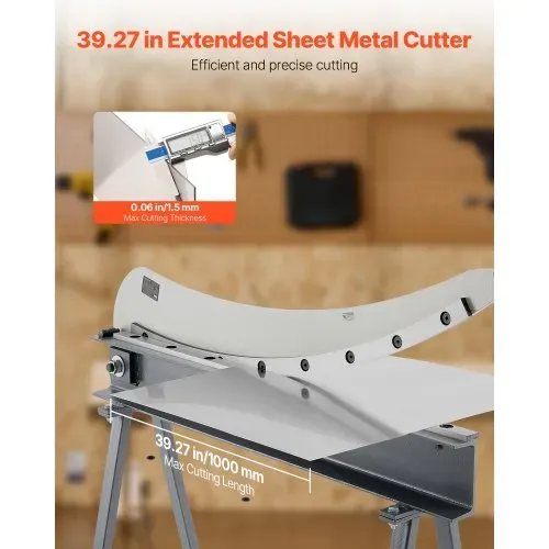 VEVOR Handhebelschere, 1000 mm Bettbreite, Hebelschere, Guillotine Blechschneider für die Blechbearbeitung, mit Q235-Material, Ständer, für Leiterplatten, Aluminium, Stahl, Kupfer, Kunststoff VEVOR Handhebelschere, 1000 mm Bettbreite, Hebelschere, Guillotine Blechschneider für die Blechbearbeitung, mit Q235-Material, Ständer, für Leiterplatten, Aluminium, Stahl, Kupfer, Kunststoff