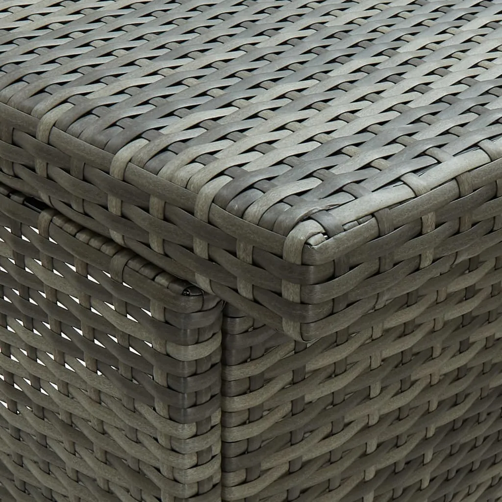 vidaXL 3-tlg. Bar Set Poly Rattan Grau – Bild 8