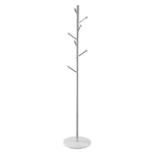 VEVOR Garderobenständer, 370x370x1730 mm, Kleiderständer mit stabilem Marmorsockel & 8 Haken, Jackenständer Baumform für Eingangsbereich, Büro, Wohnzimmer, Kleiderstange für Mäntel, Hüte – Bild 9