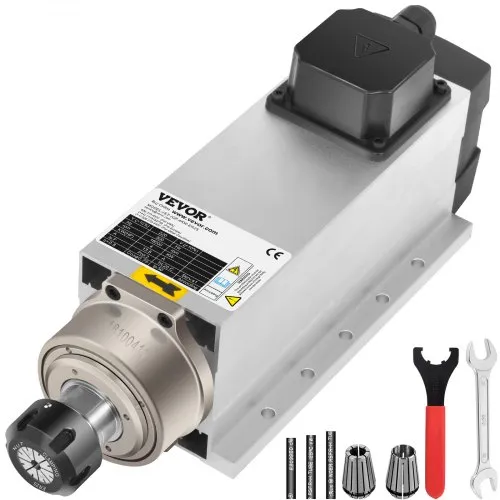 VEVOR Spindelmotor CNC Spindelmotor Luftgekühlte ER 25, Luftkühlung Spindelmotor 4 Kw, Luftgekühlter Motor für CNC Spannzangenfutter 1-18000 U / min Air Cooled Spindle Motor Wind Cooled VEVOR Spindelmotor CNC Spindelmotor Luftgekühlte ER 25, Luftkühlung Spindelmotor 4 Kw, Luftgekühlter Motor für CNC Spannzangenfutter 1-18000 U / min Air Cooled Spindle Motor Wind Cooled
