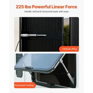 VEVOR 12-V-Linearantrieb, 101,6 mm Linearmotor mit 15 mm/s, 1000 N Linear Actuator mit IP54-Schutz & Montagehalterung, Lineartechnik-Aktuatoren für Hubschreibtische, Liegestühle, Fenstertüröffner VEVOR 12-V-Linearantrieb, 101,6 mm Linearmotor mit 15 mm/s, 1000 N Linear Actuator mit IP54-Schutz & Montagehalterung, Lineartechnik-Aktuatoren für Hubschreibtische, Liegestühle, Fenstertüröffner