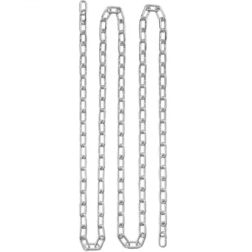 VEVOR Proof Coil Chain, 3/16" x 250', 1100 lbs sichere Arbeitslast, verzinkte, geprüfte Coil Chain mit zwei Schnellgliedern, verzinkte Gliederkette aus Karbonstahl zum Schleppen, Aufhängen, Camping, Schleppen von Haustieren – Bild 8