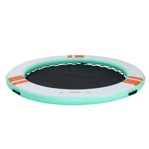 VEVOR Aufblasbares Schwimmdock, φ3,66 m, Schwimmplattform mit Rutschfester Oberfläche, Tragetasche & Abnehmbarer Leiter, Schwimmende Insel, Wasserplattform für Pool, Strand & Meer, Rund – Bild 10