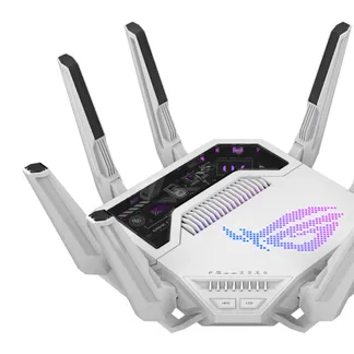 ASUS ROG Rapture GT-BE19000AI WLAN-Router 10 Gigabit Ethernet Tri-Band (2,4 GHz/5 GHz/6 GHz) Weiß ASUS ROG Rapture GT-BE19000AI WLAN-Router 10 Gigabit Ethernet Tri-Band (2,4 GHz/5 GHz/6 GHz) Weiß