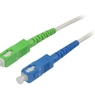 LWL-1-Faser-Patchk. 1.0mtr.SC-SC(APC8Grad), 9/125u, Schrägschliff, Synergy21, LWL-1-Faser-Patchk. 1.0mtr.SC-SC(APC8Grad), 9/125u, Schrägschliff, Synergy21,
