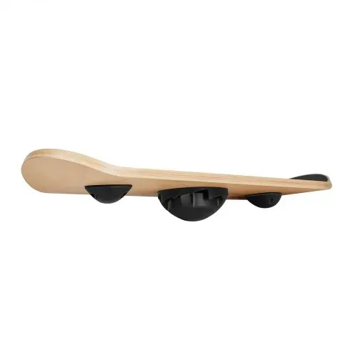 VEVOR Balance Board für Erwachsene (70 cm), Wackelbrett bis 200 kg Belastbar, Balance-Trainingsgerät mit 3-stufigem Bodenabstand und Rutschfester Oberfläche für Core-Training Stehpultübungen Yoga – Bild 9