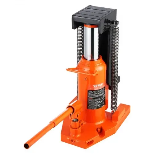 VEVOR Hydraulischer Wagenheber, 5 t Hebebühne auf der Spitze, 10 t Hubkapazität an der Spitze, 20-173 mm Zehenhöhe, 287-440 mm obere Höhe, Lufthydraulischer Klauenwagenheber für Maschinen – Bild 10