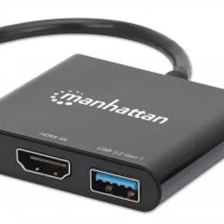 Manhattan 130622 laptop-dockingstation & portreplikator Kabelgebunden USB 3.2 Gen 1 (3.1 Gen 1) Type-C Schwarz Manhattan 130622 laptop-dockingstation & portreplikator Kabelgebunden USB 3.2 Gen 1 (3.1 Gen 1) Type-C Schwarz