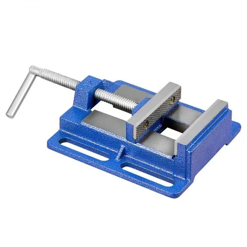 VEVOR Maschinenschraubstock, 15,24 cm Backenbreite, Bohrmaschinen-Schraubstock, Gusseisenkonstruktion, Werkbankschraubstock, für Holzbearbeitung, Metallbearbeitung, Bohren & Schneiden – Bild 10