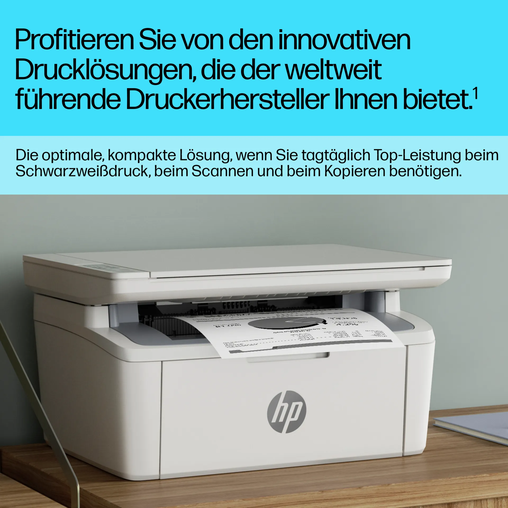 HP LaserJet M140w Wireless Multifunction Schwarzweiß Drucker, Kopierer, Scanner – Bild 6