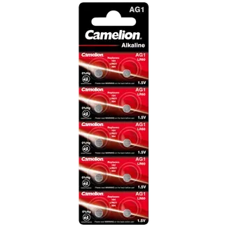 Knopfzelle CAMELION, AG1, 1,5V, Alkaline, 10er-Blister Knopfzelle CAMELION, AG1, 1,5V, Alkaline, 10er-Blister