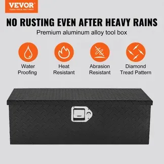 VEVOR 762 x 330 x 244 mm Werkzeugkasten für Lkw-Ladefläche, Abschließbar 64 L Truckbox Werkzeugbox Aufbewahrungs-Werkzeugkasten, 30 kg Tragfähigkeit Werkzeugkiste Organizer für Wohnmobil, PKW usw. VEVOR 762 x 330 x 244 mm Werkzeugkasten für Lkw-Ladefläche, Abschließbar 64 L Truckbox Werkzeugbox Aufbewahrungs-Werkzeugkasten, 30 kg Tragfähigkeit Werkzeugkiste Organizer für Wohnmobil, PKW usw.
