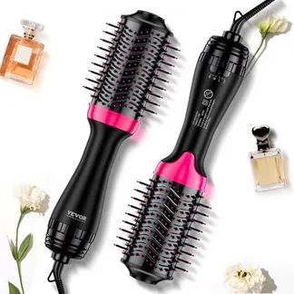 VEVOR Warmluftbürste Set, 4-in-1 Airstyler, Hairstyler mit 65 mm ovalem Zylinder mit Keramikbeschichtung und 3 Heizstufen, professionelle Heißluft-Stylingbürste zum Glätten, Trocknen und Locken VEVOR Warmluftbürste Set, 4-in-1 Airstyler, Hairstyler mit 65 mm ovalem Zylinder mit Keramikbeschichtung und 3 Heizstufen, professionelle Heißluft-Stylingbürste zum Glätten, Trocknen und Locken