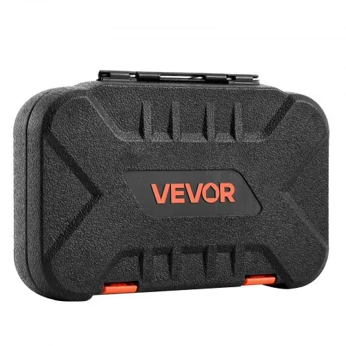 VEVOR Steckschlüsselsatz Ratschensatz 70-tlg. 6,4-mm-Antrieb, SAE und metrisch, tief und flach, Mechaniker-Werkzeugsatz mit Bits Zubehör Aufbewahrungskoffer, CR-V-Legierungsstahl, für Autoreparatur – Bild 9