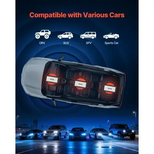 VEVOR Autoverstärker 4-Kanal, Endstufe Klasse D Überbrückbar, Max. 4 x 500 W an 4 Ohm / 4 x 1000 W an 2 Ohm, Hochleistungsverstärker für SUVs Pickups Geländewagen Mehrkanal-Audioverstärker – Bild 5