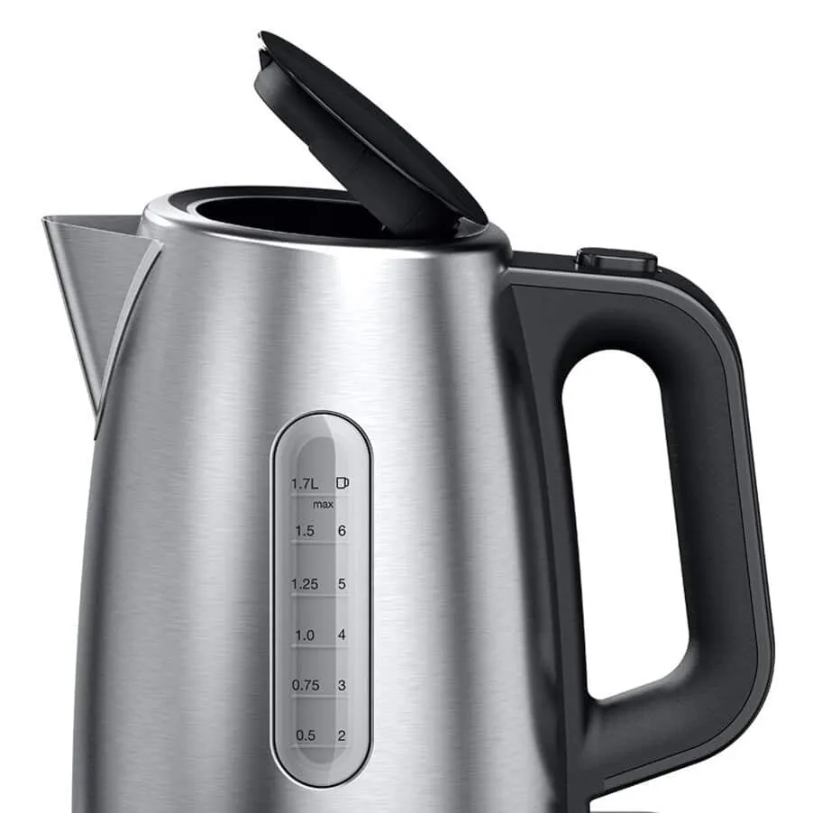 Braun PurShine WK102AI-WK1500BK Wasserkocher 1,7 l 2200 W Schwarz, Edelstahl – Bild 4